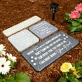 thumbnail image 3 of Pavilion Gift Company 25313 Cat Memorial-7.75" x 7.75" Garden Stone, Light Gray, White, 3 of 7