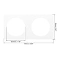 thumbnail image 2 of Uxcell 2 x 2 Coin Flips 37mm Cardboard Coin Holder Paper Coin Holders, White 50 Pack, 2 of 7