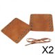 thumbnail image 1 of 2x Empuñadura De Motocicleta Empuñaduras De Motocicleta Accesorios De Motocicleta Cuero PU Marrón, 1 of 8
