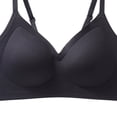 thumbnail image 3 of Yotami Womens T-Shirt Bras Everyday Support Bra for Daily Solid Color Push Up Wireless Bra, 36A, Black, 3 of 4