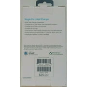AT&T Tested and Certified Wall Charger fast charge Single Port USB-C