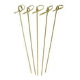 thumbnail image 6 of 200 Ct Bamboo Knot Picks Skewer Kebab 7" Natural Wooden Cocktail Fruit Appetizer, 6 of 6
