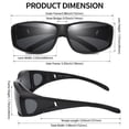 thumbnail image 3 of Gafas de sol Fit Over URUMQI polarizadas con protección 100% UV400, 3 of 7