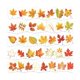 thumbnail image 1 of wonima02 72pcs Glitter Fall Leaves Temporary Tattoos Autumn Harvest Tattoos Stickers for Kids Girls Boys Decor, Glittery Maple Leaves Fake Tattoo Autumn Leaf Face Tattoos for Fall Gift Bags Fillers, 1 of 1