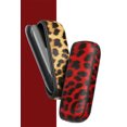thumbnail image 4 of Étui en Cuir pour IQOS 3 Duo Pochette de Protection Complète pour IQOS 3.0 multi Remplaçable Texture Léopard Étui Portable à Porte Latérale Rouge, 4 of 7