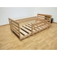 thumbnail image 2 of Cama Infantil Individual Venecia Montessori Con Barandales Cera Transparente Muebles GM, 2 of 5