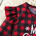 EFGYYF Vestidos Para Niñas And Toddler Girls Letter Printed Christmas