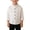 White, variant on Toddler Boys Button Down Linen Shirt Baby Boys Long Sleeve Mandarin Collar Shirt Loose Fit Casual School Summer Tops