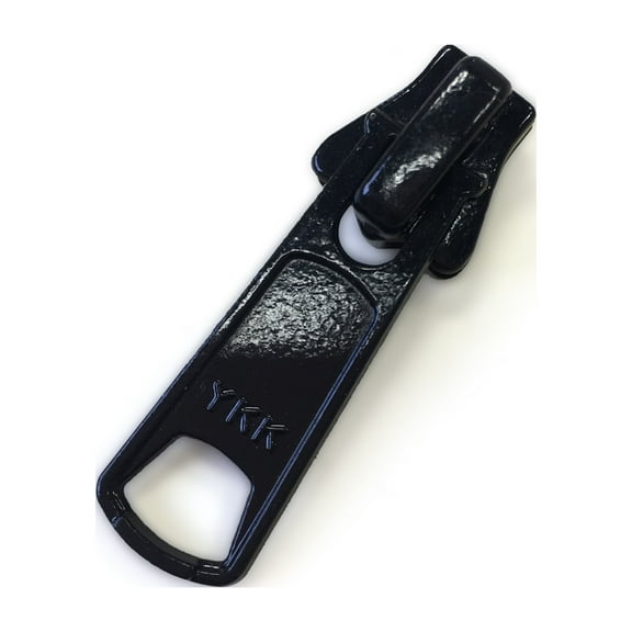 YKK #5 Vislon Long Tab Slider Zipper Pull Black -10 Pack