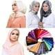 thumbnail image 4 of Bufanda de seda para mujer 2022, nueva, suave y ligera, pañuelo para la cabeza, elegante, accesorios de gasa, diadema sólida, moda, 4 of 5