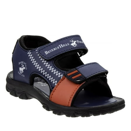 

Beverly Hills Polo Club hook and loop Boys open-toe Toddler sport sandals - Navy 7