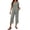04#Light Gray, variant on Summer Outfits Two Piece Sets for Women Capri Set Casual Summer Wide Leg Crop Pants and Top Matching Suits White XL