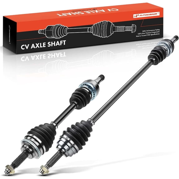 A-Premium Pair (2) Front CV Axle Shaft Assembly Compatible with Chevrolet Aveo 2009-2011, Aveo5 2009-2011 & Pontiac G3 2009, Driver and Passenger Side Replace# 96348788, 96348789