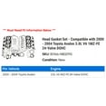thumbnail image 2 of Head Gasket Set - Compatible with 2000 - 2004 Toyota Avalon 3.0L V6 1MZ-FE 24-Valve DOHC 2001 2002 2003, 2 of 2