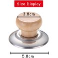 thumbnail image 1 of Perillas de tapa de repuesto de 6 piezas, piezas de cocina, perilla de calor, ollas, perilla resistente al calor, perillas de tapa de olla, perilla de tapa de olla con tornillos, 1 of 2
