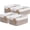 Brown & White, variant on 4 Pack Storage Baskets for Shelves, Rectangle Cotton Rope Baskets for Organizing, Closet Storage Bins for Baby Toys, Decorative Woven Basket with Handles, 13''L x 8''W x 6''H, Black