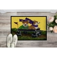 thumbnail image 2 of Carolines Treasures PPP3257MAT Corgi Express Door Mat Indoor Rug or Outdoor Welcome Mat 18x27 Doormat  18H X 27W, 2 of 3
