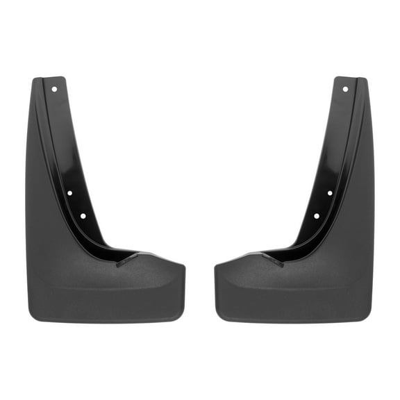 WeatherTech Custom No Drill Splash Guard MudFlaps compatible with 2011-2017 Jeep Grand Cherokee, Rear Pair - Black