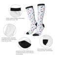 thumbnail image 4 of Picia Women Crew Soft Moisture-wicking Socks Dinosaur Pattern Design Cotton Socks, One Size fit All, 4 of 9