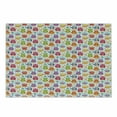 thumbnail image 1 of Alien Cutting Board, Mutant Monsters on Colorful Dotted Background Alien Beings Design Lizard Squid, Decorative Tempered Glass Cutting and Serving Board, Small Size, Multicolor, by Ambesonne, 1 of 1