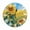 ZZNZ08031042, variant on Zhmjortal Flower Wall Clocks Battery Operated 10 inch - Quiet Silent Round Clock Non-Ticking Desk Clock Decor for Kitchen Bathroom Living Room Office School Home Decorations
