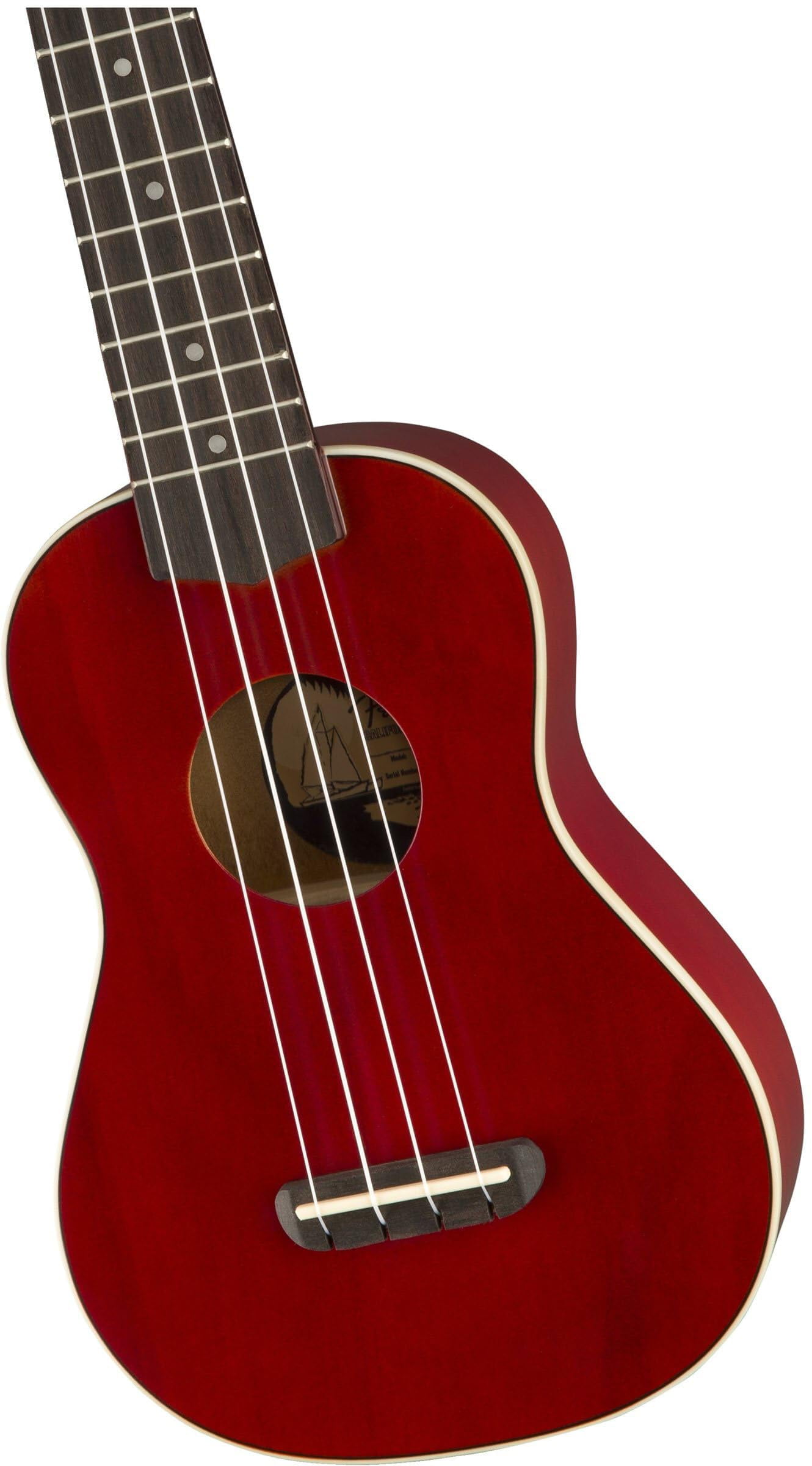 Fender Venice Soprano Ukulele - Cherry