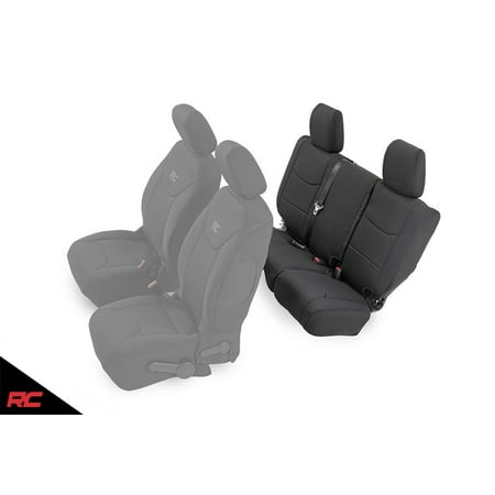 Rough Country Neoprene Seat Covers compatible w/ 2013-2018 Jeep Wrangler JK 4DR Custom Water (Best Neoprene Seat Covers Jeep Wrangler)