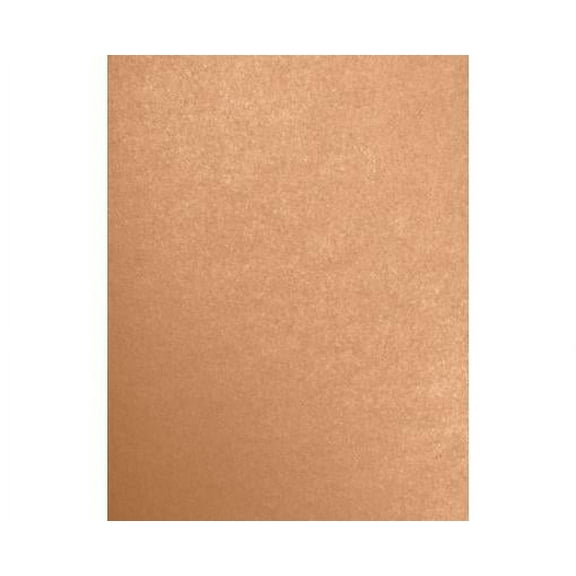 LUXPaper 8 1/2 x 11 Cardstock, 105 lb. Copper Metallic, 500/Pack