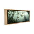 thumbnail image 4 of Stupell Industries Sunlit Forest Greenery Landscape Painting Brown Floater Framed Canvas Art Print Wall Art, 25 x 11, 4 of 10