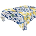 thumbnail image 5 of Ryvnso Bohomia Blue and Yellow Rectangle Table Cloth Tablecover Dinning Tablecloth 54"x54", 5 of 8