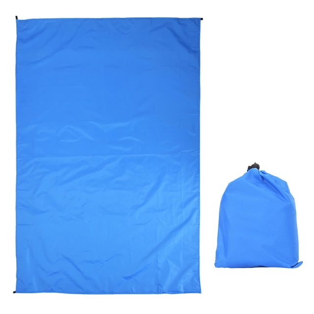 Mini manta ultraligera multifunción para exteriores con bolsa de transporte para acampar Picnicroyalblue 100x145