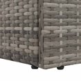 thumbnail image 5 of vidaXL Patio Bed, Outdoor Lounge Bed, Adjustable Sides, Weather-Resistant, Poly Rattan Frame, 5 of 5