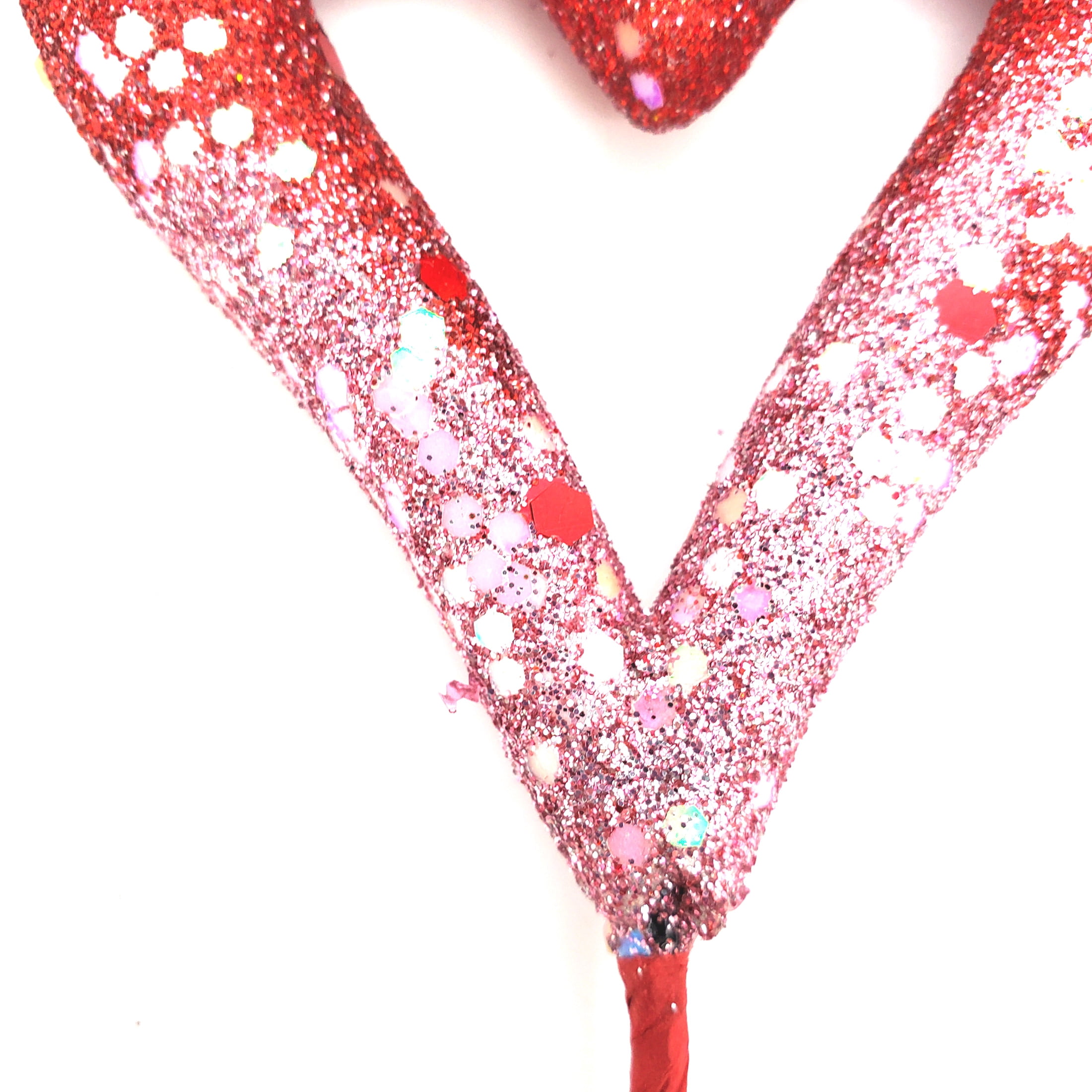 Way To Celebrate Valentine's Day Foam Ombre Fancy Heart Pick, Red & Pink, 12" Tall Decoration Pick