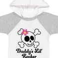 thumbnail image 4 of Inktastic Daddy's Little Rocker Skull Girls Baby Bodysuit, 4 of 5