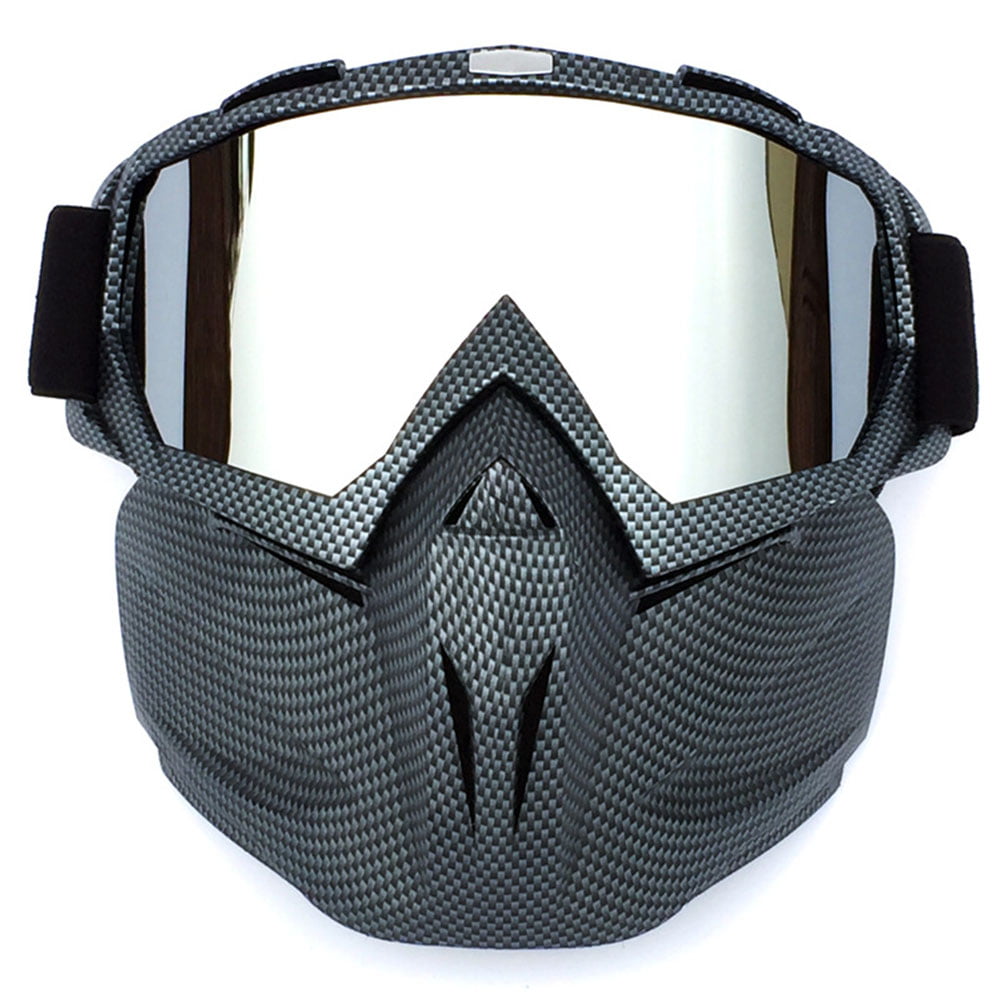 Winter Snow Sports Face Mask Shield Ski Snowboard Snowmobile MTB Goggles Glasses 