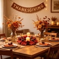 thumbnail image 5 of Halloween Mini Fall Pumpkin Wreath, Candle Ring with Maple Berry Pinecone for Table, Harvest, Thanksgiving Decor, 5 of 6