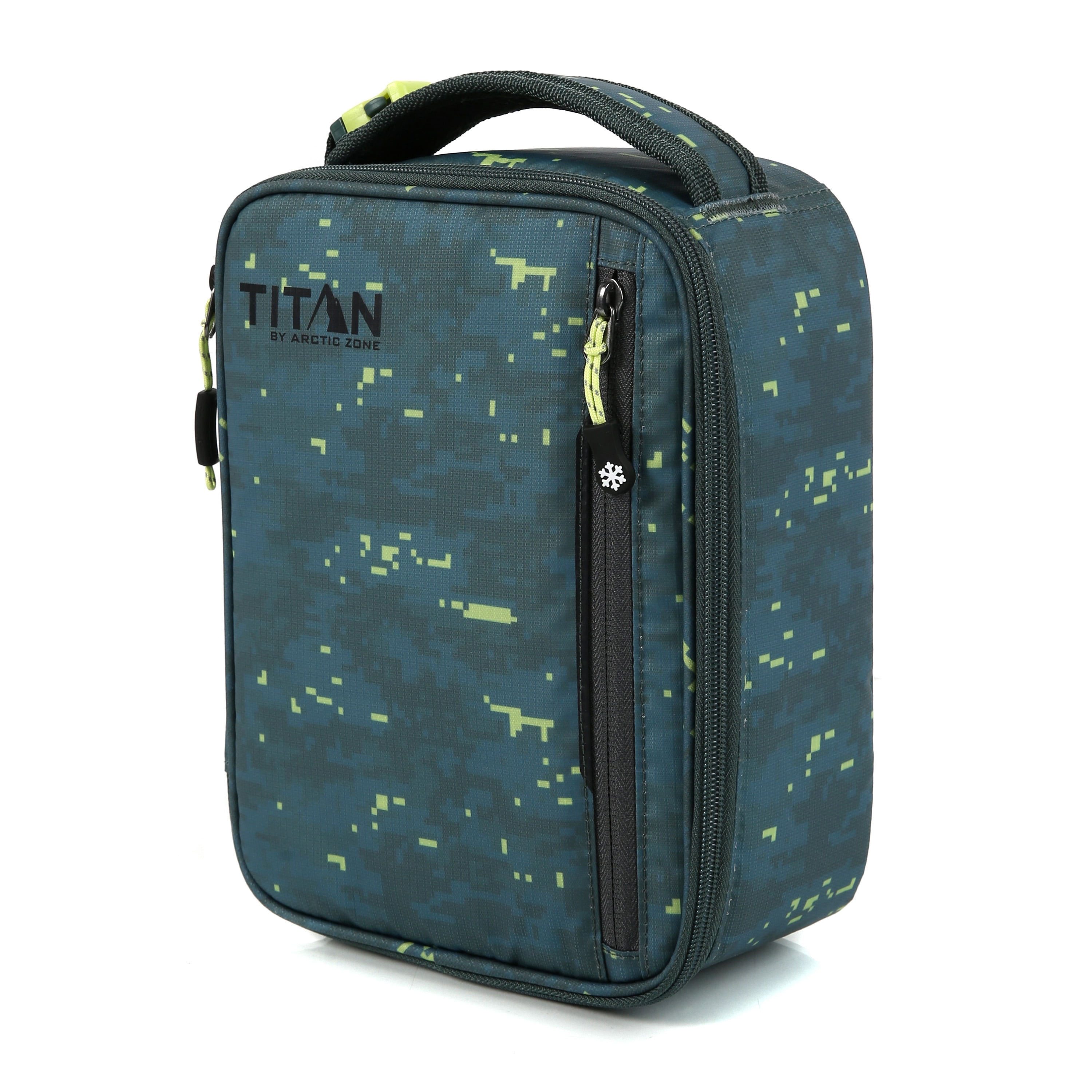 Titan by Arctic Zone Fridge Cold Insulated Lunch Box with Reusable Ice Walls - Pixel Camo
