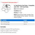 thumbnail image 2 of In-Tank Electric Fuel Pump - Compatible with 1993 - 1997 Ford Probe 1994 1995 1996, 2 of 2