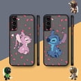 thumbnail image 2 of Matte Case for Samsung Galaxy S23 S22 S21 S20 S10 4G S9 S8 Plus ULTRA 5G LITE Case Funda Coque Shell Lilo & Stitch Cartoon Anime, 2 of 5