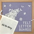 thumbnail image 1 of Pizarra de fieltro con diseño de fieltro, 10 x 10 pulgadas, 300 letras, 1 of 8