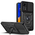 thumbnail image 1 of Slide Camera Lens Protector Armor Case For Xiaomi Redmi Note 13 12 11 Pro Plus 11s 12s Military Grade Bumpers Ring Cover black Redmi Note11S(5G), 1 of 6