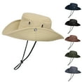 thumbnail image 3 of Chapeau de Protection Solaire d'Été pour Hommes, Respirant, Protection Solaire Intégrale Upf50+ pour Cyclisme, Randonnée, Jardinage en Extérieur, 3 of 3