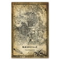 thumbnail image 3 of Nashville Vintage Map Prints Canvas, Tennessee Map Art Canvas, Canvas, Nashville Map City style Watercolor art Canvas, 3 of 6