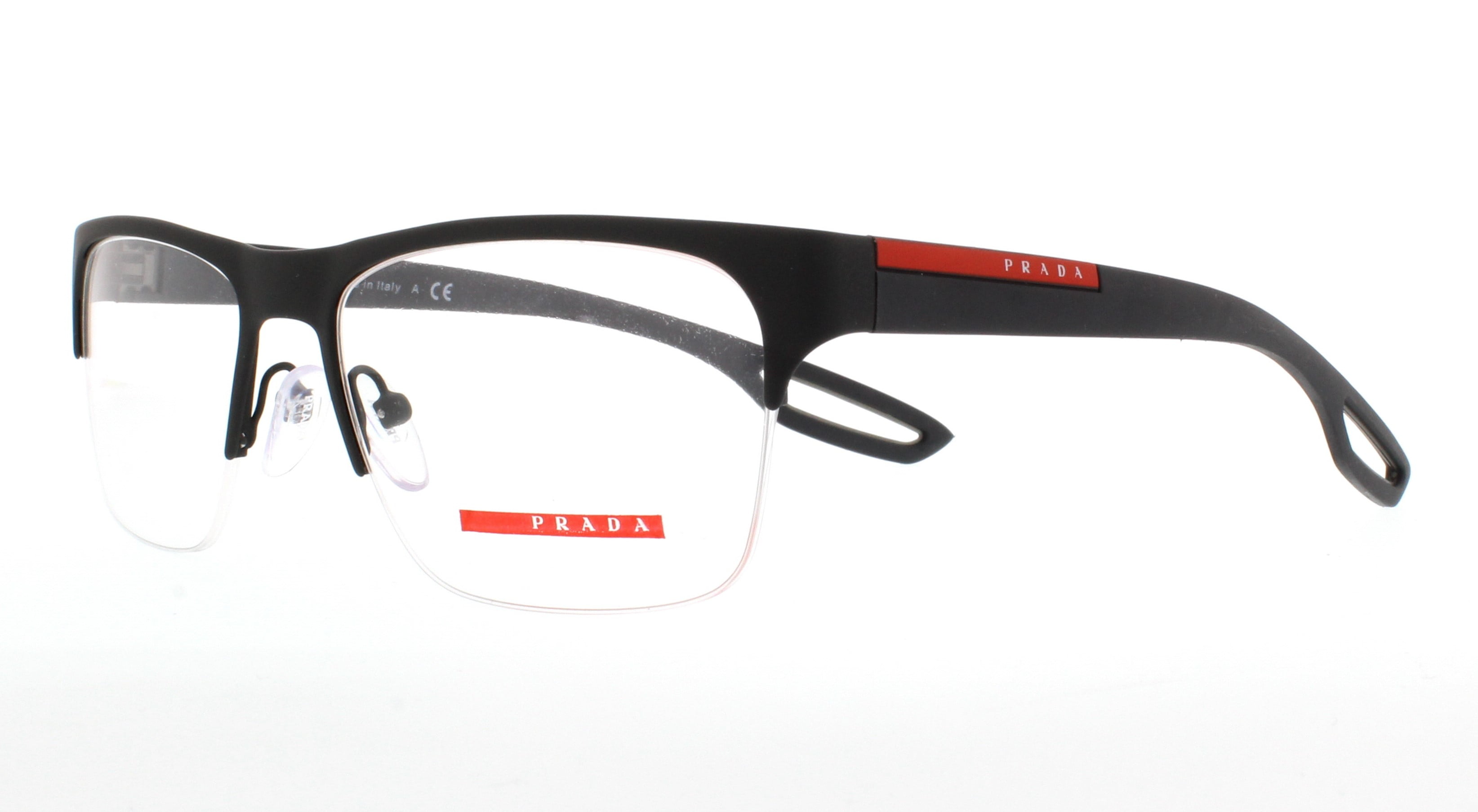 PRADA SPORT Eyeglasses PS 55FV TIG1O1 Grey Rubber 54MM