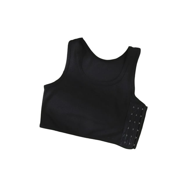 Chaleco de compresión Qarigey poliéster para mujer Color sólido ajustable transpirable verano gimnasio estudiante niñas Type3 NO3