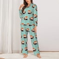 thumbnail image 2 of Naloa Fox Pajamas for Women Set, Womens Pajama Sets, Lounge Sets for Women, 2pjs for Women-X-Large, 2 of 7