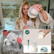 MomMed S21 Double Hands-Free Breast Pump, Leak-Proof Design, 3 Modes & 12 Vacuum Levels Electric Wearable Breast Pump-Green