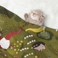 thumbnail image 2 of Pofeuu Gnomes Playing in the Garden Print Puppy Blanket,Dog Blankets,Pet Blanket Cozy Cat Blankets for Indoor Cats, Fuzzy Pet Blanket for Kitten Doggy Dog Blankets-Small, 2 of 8