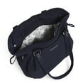 thumbnail image 3 of Vera Bradley Women's Microfiber Glenna Satchel Classic Navy, 3 of 6