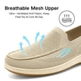 thumbnail image 3 of BERANMEY Mens Mesh Casual Sneakers Shoes Lightweight Slip on Walking Shoes Loafers for Men with Arch Support Comfort Wide Width Loafers, 3 of 9
